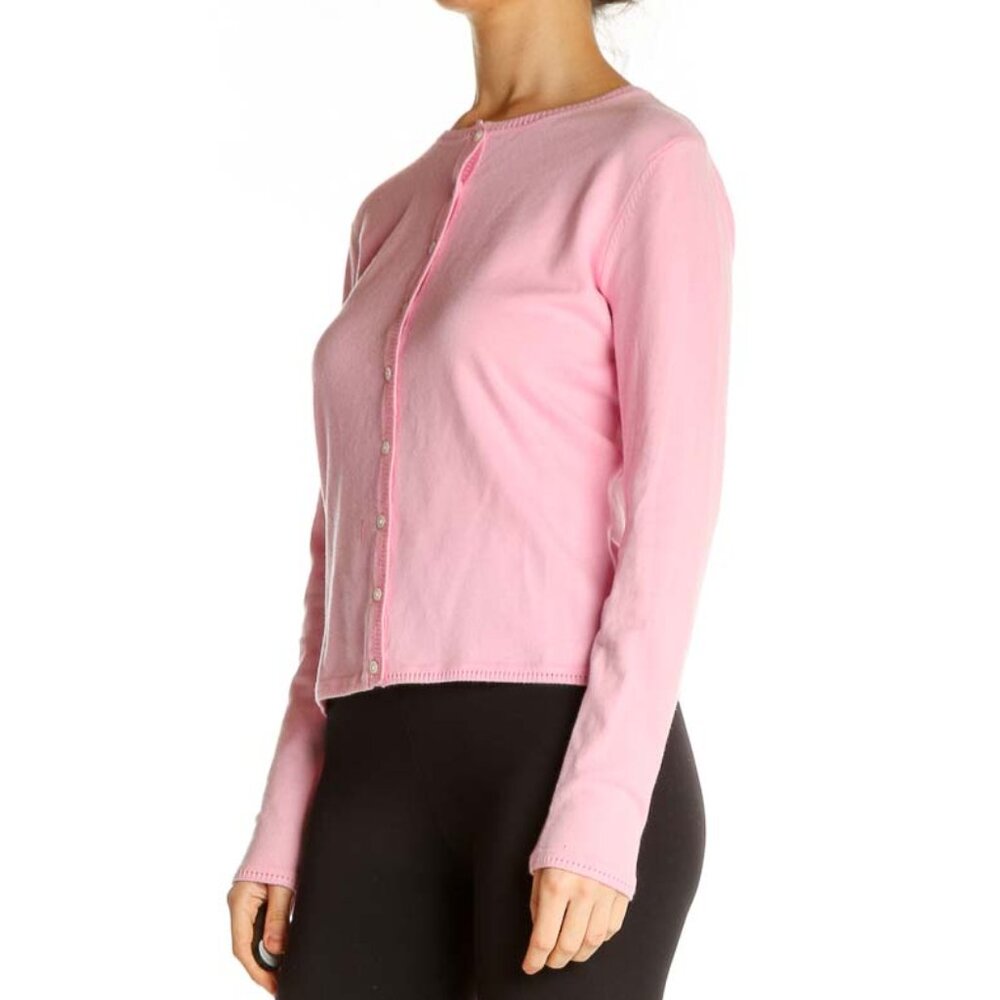 Lilly pulitzer Pink Solid All Day Wear Cardigan - Picture 4 of 4